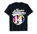 14 Years Soccer 14Th Birthday T-Shirt - Aesthetic Graphic for Adults - T-Shirt, Sweatshirt, Hoodie