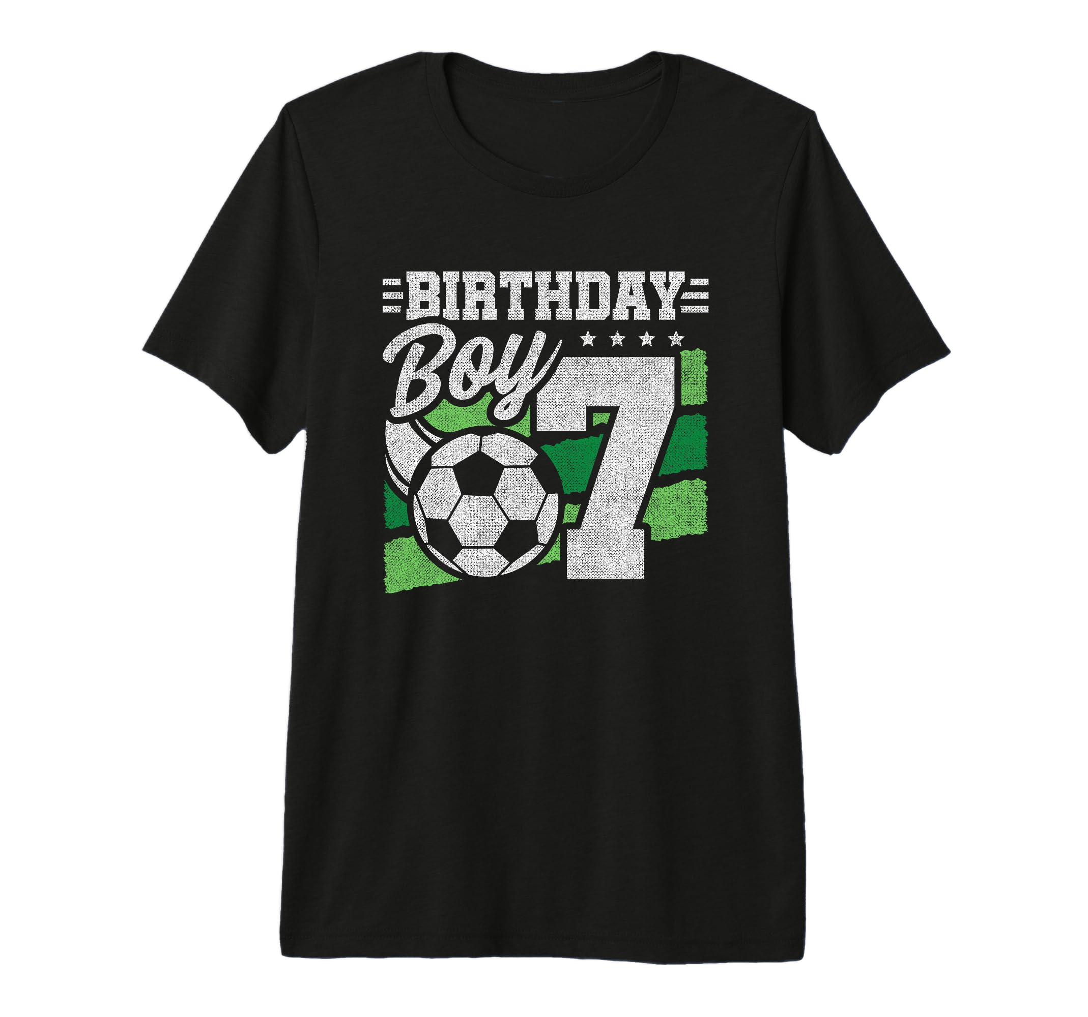 7 Year Old Soccer Birthday 7Th Birthday T-Shirt - Graphic Print Unisex - T-Shirt, Sweatshirt, Hoodie