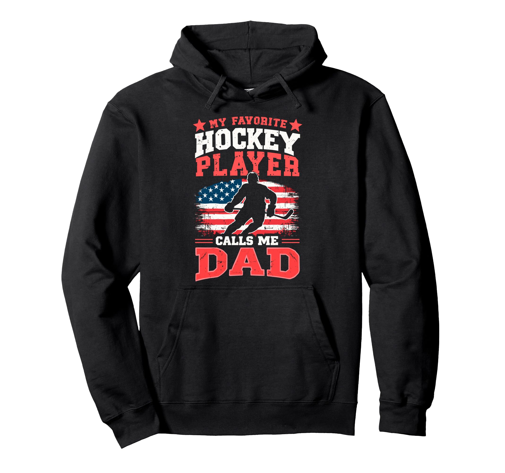 My Favorite Ice Hockey Player Calls Me Hoodie - Trendy Graphic Men Women - T-Shirt, Sweatshirt, Hoodie