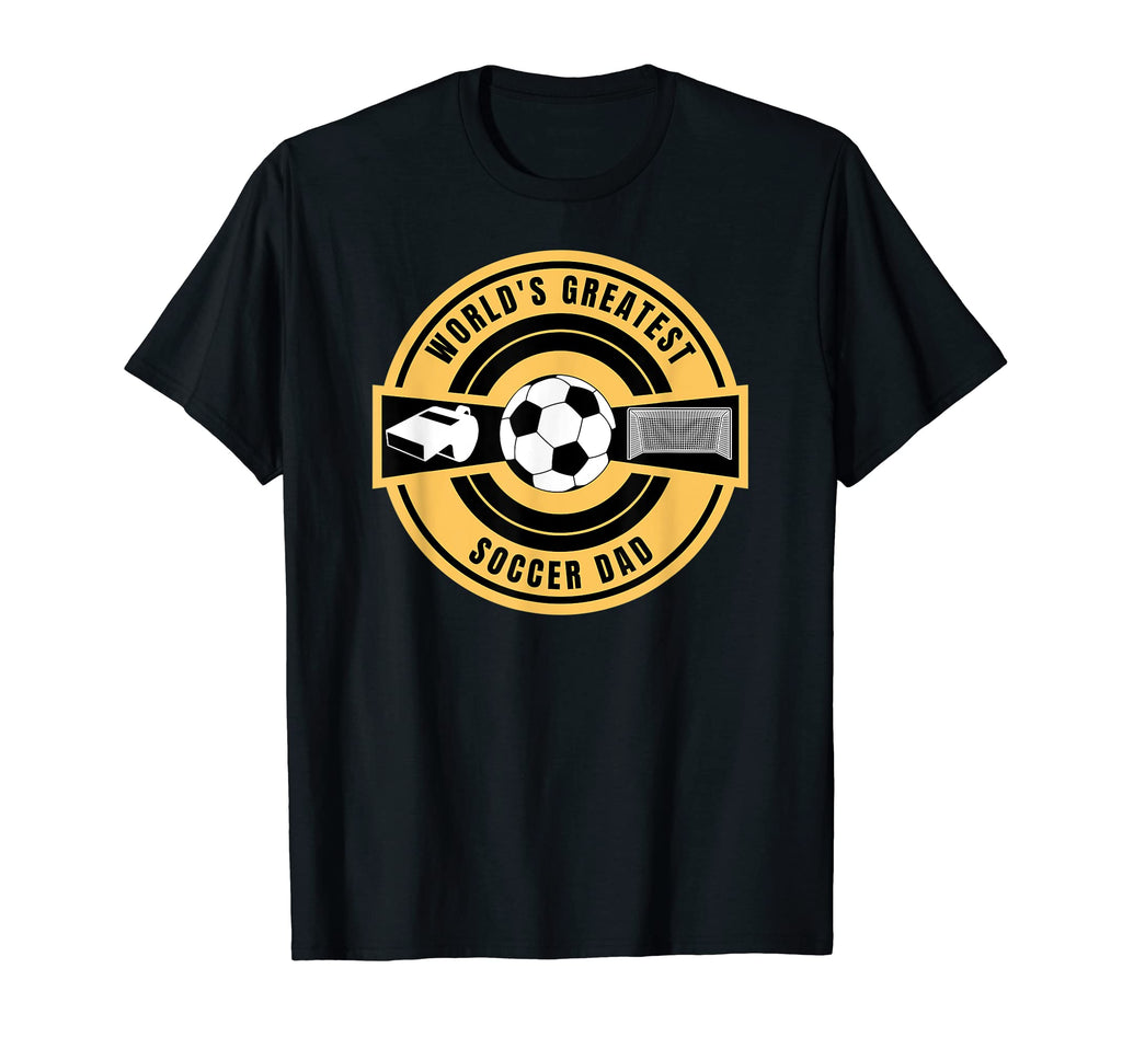 Worlds Greatest Soccer Dad T-Shirt - Minimalist Print Men Women - T-Shirt, Sweatshirt, Hoodie