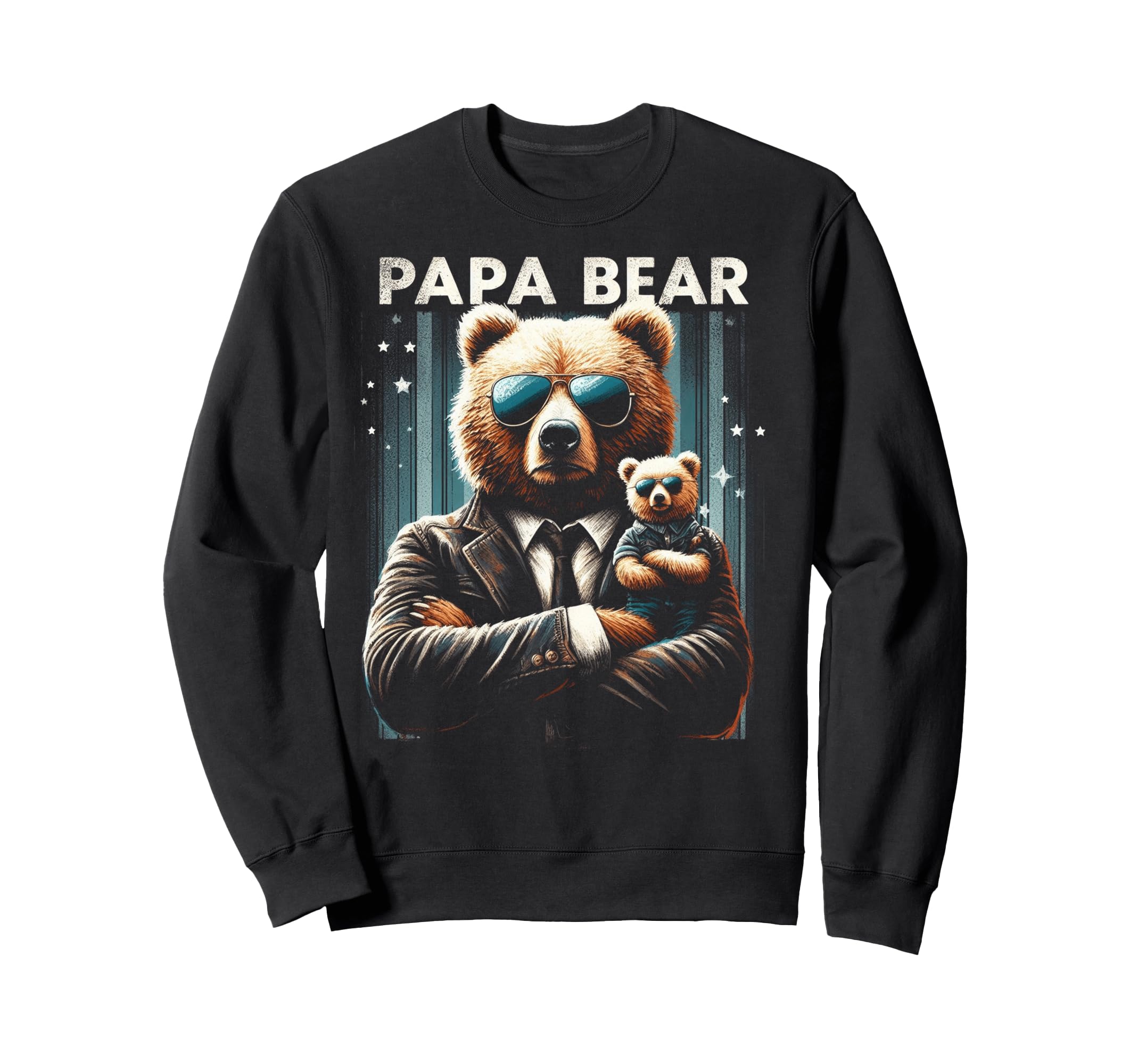 Papa Bear Funny Bears Animal Lover Sweatshirt - Aesthetic Graphic Unisex - T-Shirt, Sweatshirt, Hoodie