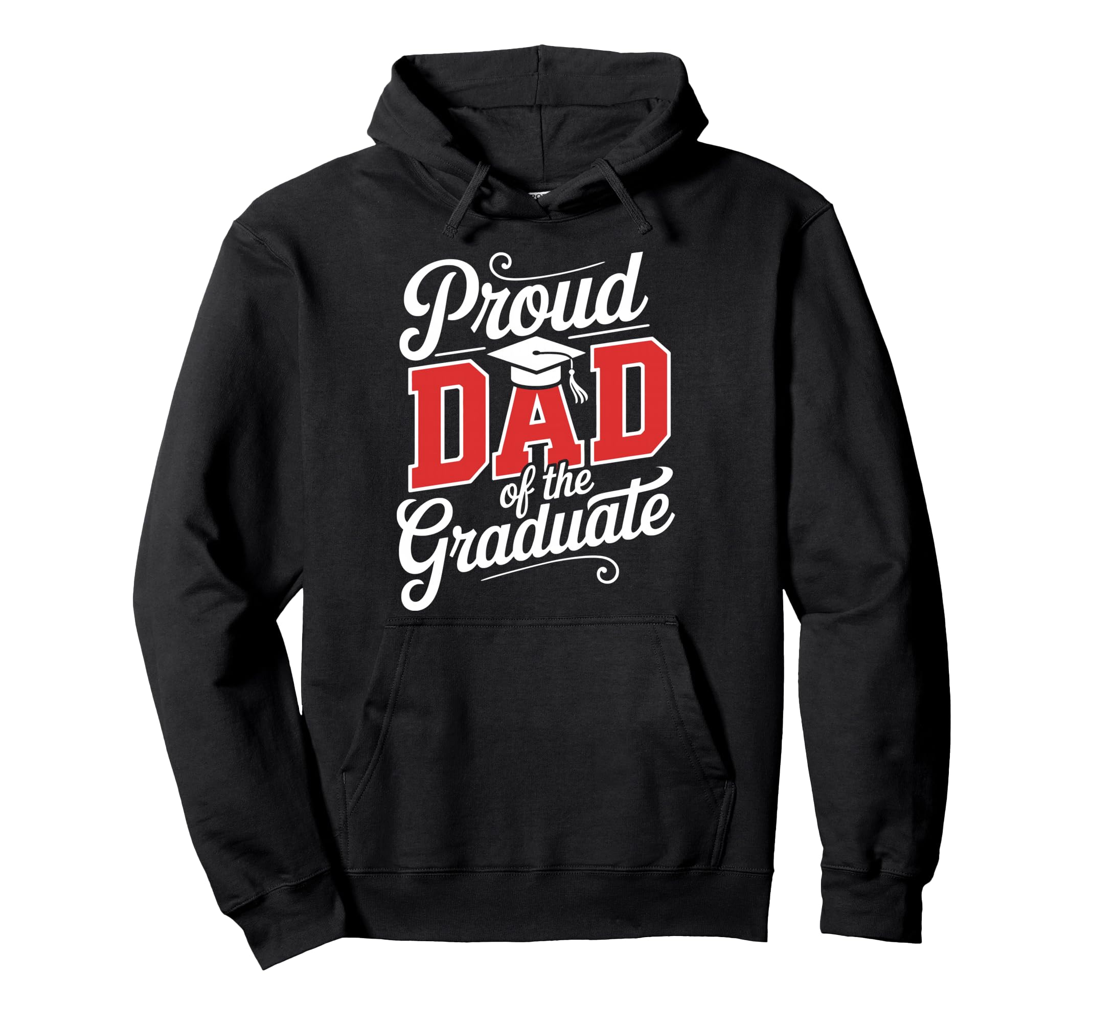 Proud Dad Graduate Senior Dad Hoodie - Custom Art Print for Adults - T-Shirt, Sweatshirt, Hoodie