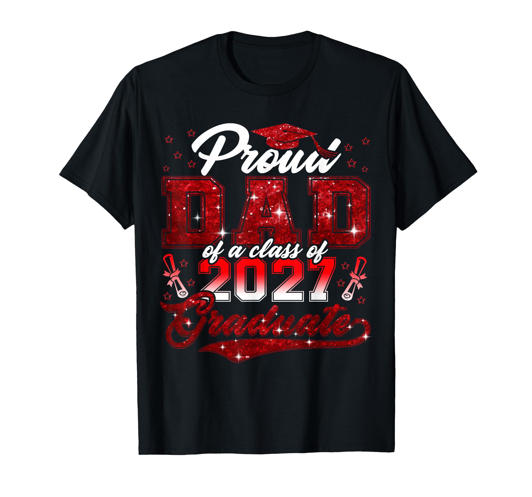 Proud Dad Class 2027 Graduate T-Shirt - Graphic Print for Adults - T-Shirt, Sweatshirt, Hoodie