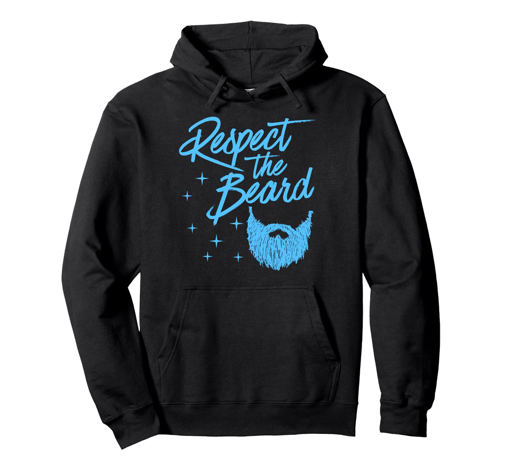 Respect Beard Bearded Dad Joke Hoodie - Aesthetic Graphic for Adults - T-Shirt, Sweatshirt, Hoodie