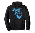 Respect Beard Bearded Dad Joke Hoodie - Aesthetic Graphic for Adults - T-Shirt, Sweatshirt, Hoodie