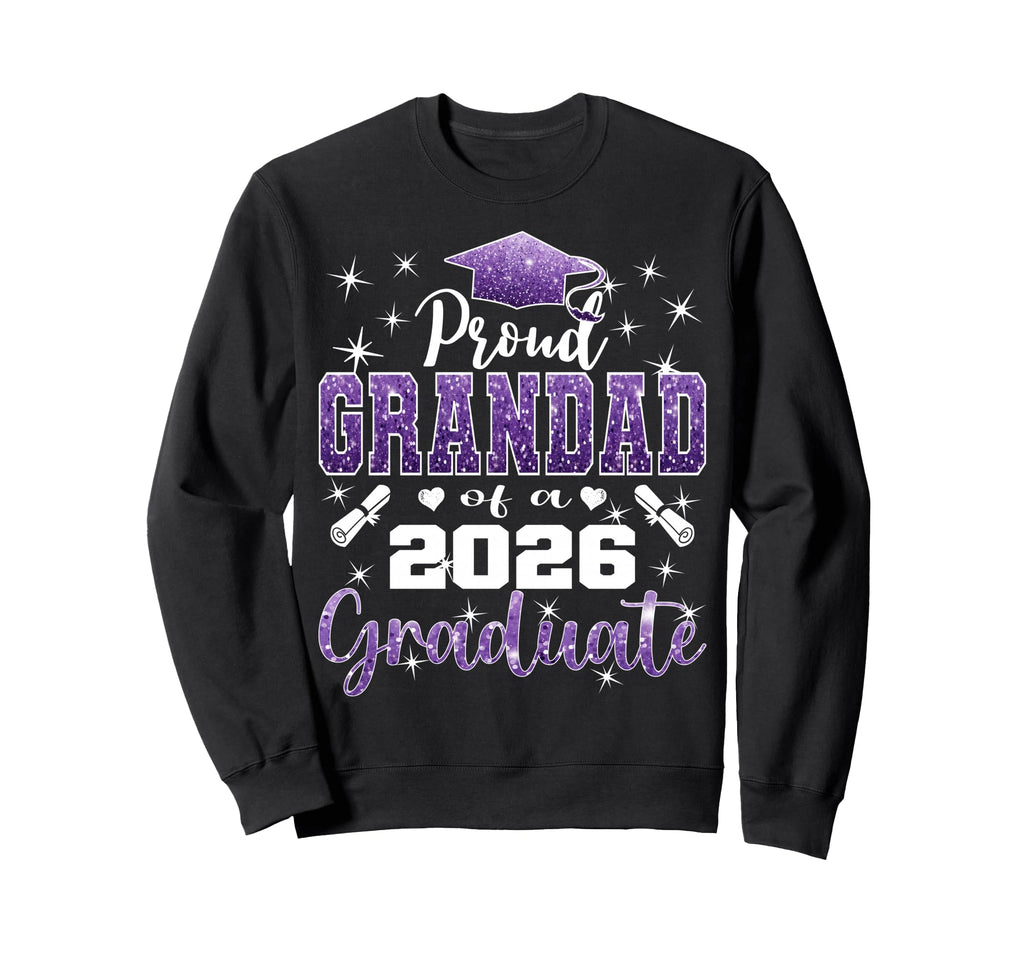 Super Proud Grandad 2026 Graduate Sweatshirt - Minimalist Print Unisex - T-Shirt, Sweatshirt, Hoodie
