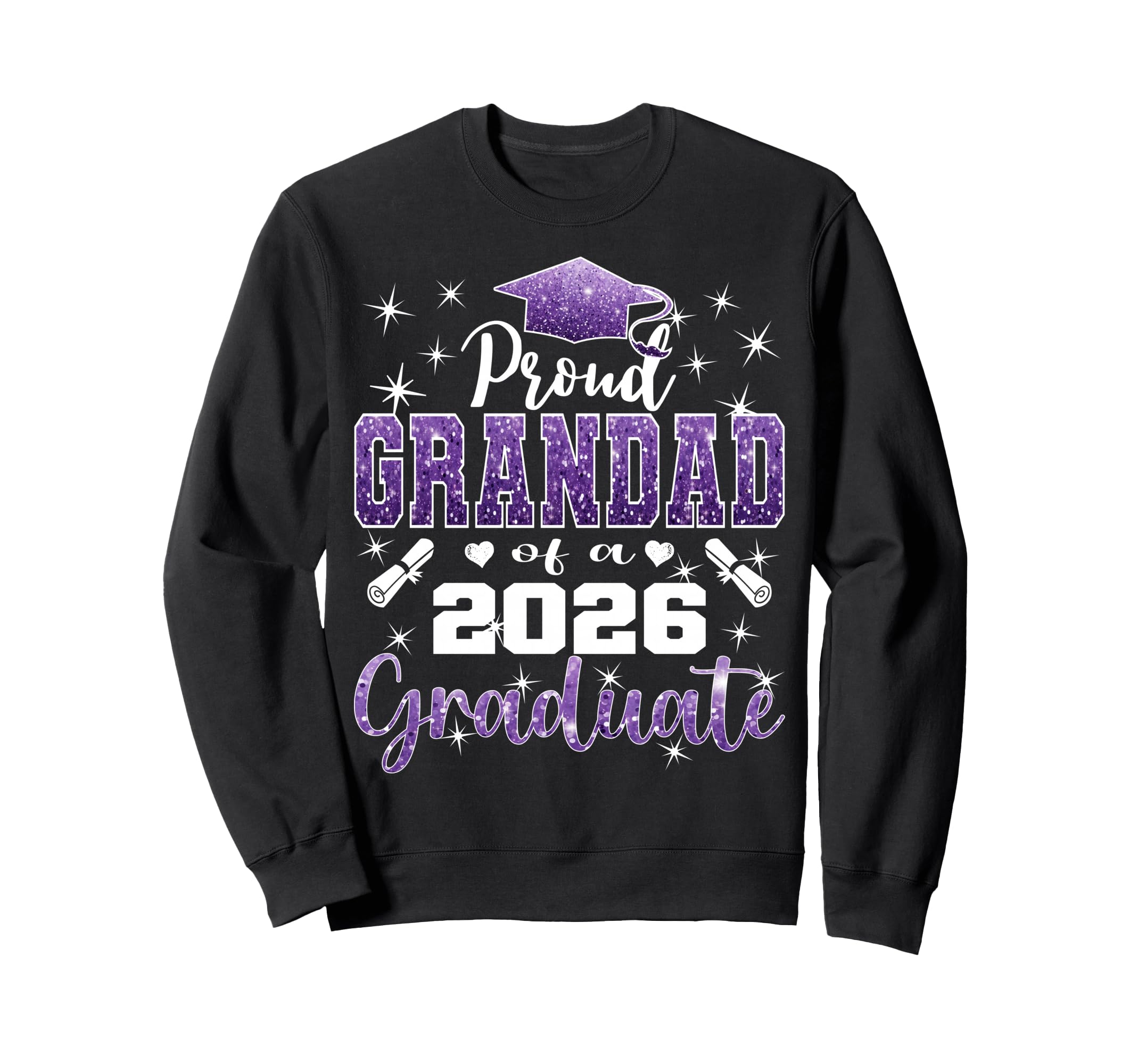 Super Proud Grandad 2026 Graduate Sweatshirt - Minimalist Print Unisex - T-Shirt, Sweatshirt, Hoodie