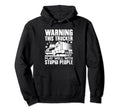 Truck Driver Trucker Freighter Delivery Hoodie - Aesthetic Graphic Unisex - T-Shirt, Sweatshirt, Hoodie