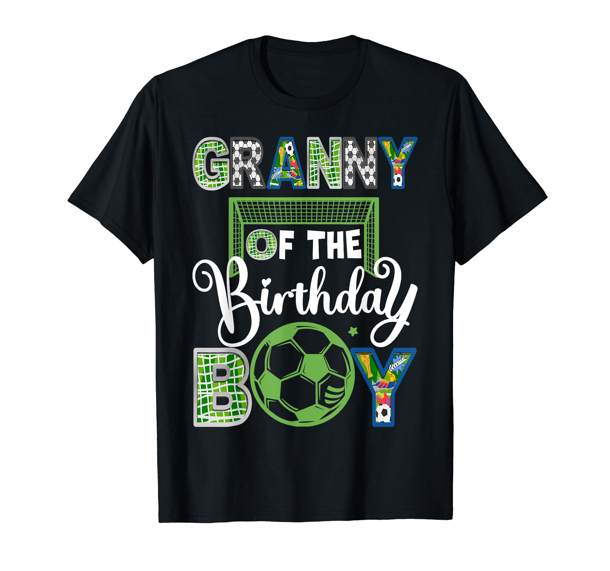 Granny Birthday Soccer Baller Birthday T-Shirt - Custom Art Print Men Women - T-Shirt, Sweatshirt, Hoodie