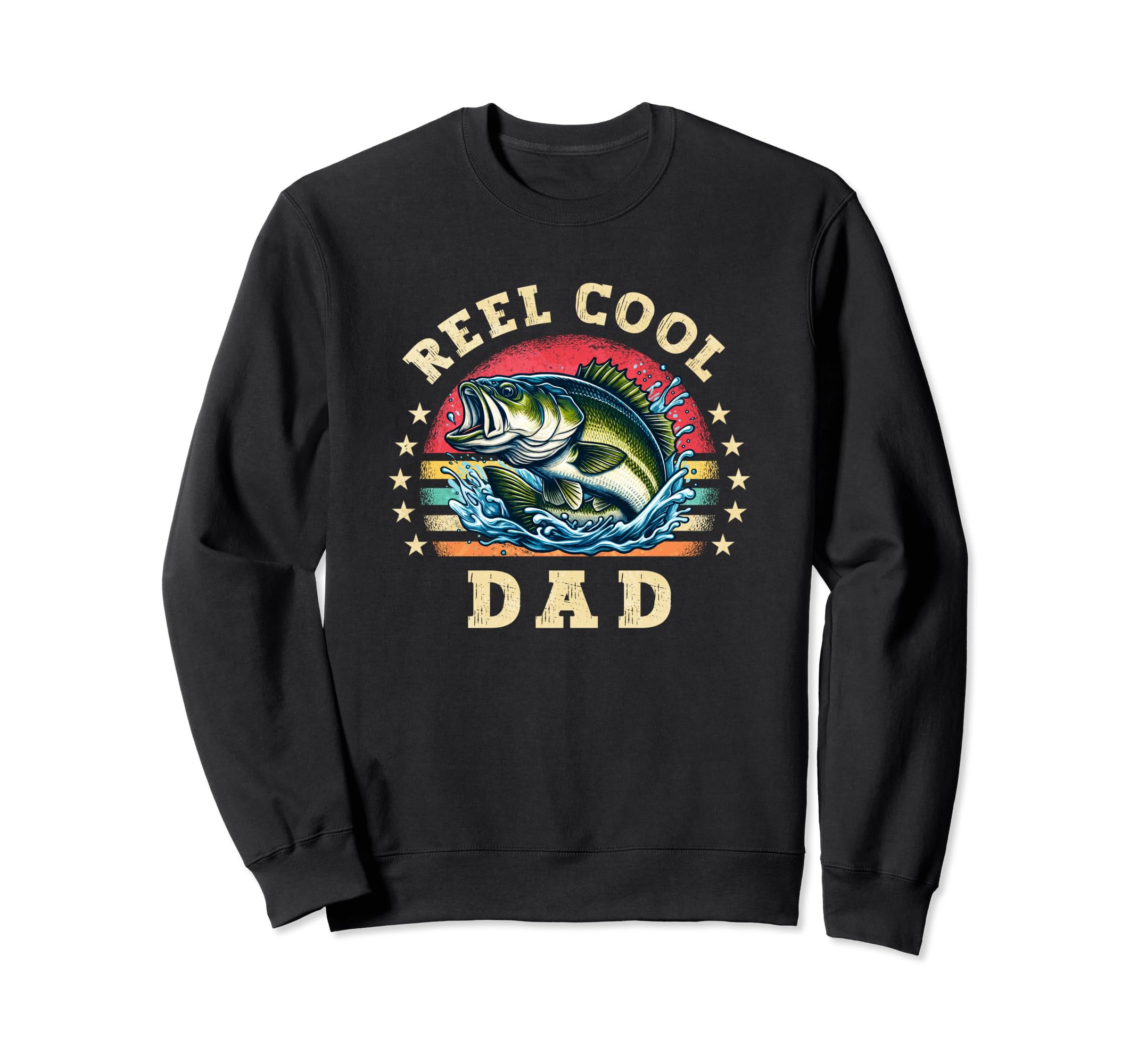 Reel Dad Fishing Dad Fathers Sweatshirt - Casual Everyday Wear Men Women - T-Shirt, Sweatshirt, Hoodie