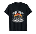 Ride Hard Dad Harder Motorcycle Biker Dad T-Shirt - Novelty Apparel Unisex - T-Shirt, Sweatshirt, Hoodie
