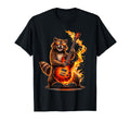 Raccoon Playing Guitar Funny Rock T-Shirt - Aesthetic Graphic Men Women - T-Shirt, Sweatshirt, Hoodie