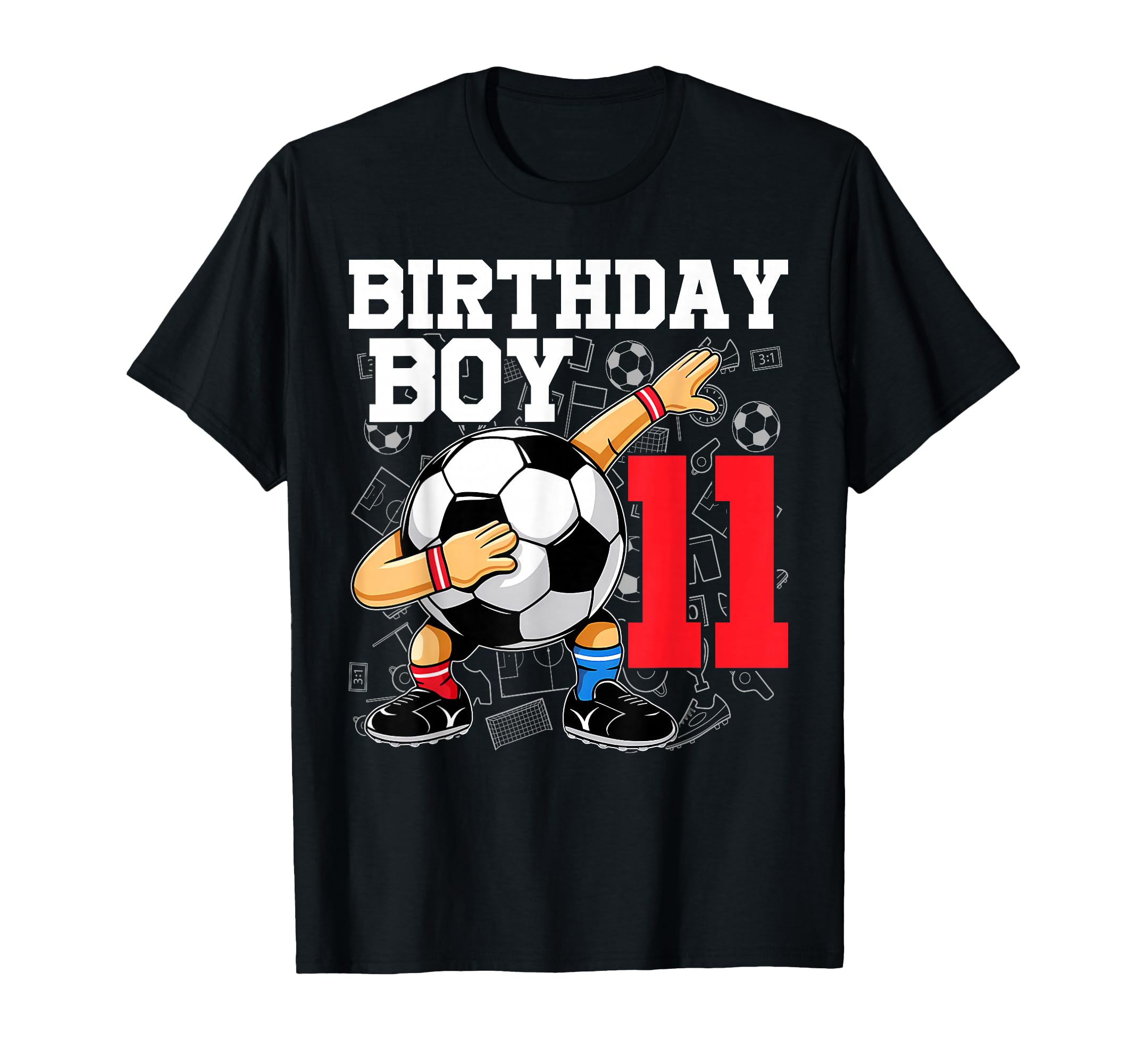 11Th Birthday Football Soccer 11 T-Shirt - Fun Novelty Design Men Women - T-Shirt, Sweatshirt, Hoodie