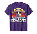 Goat Dad Best Goat Daddy Funny Fathers T-Shirt - Unique Graphic Men Women - T-Shirt, Sweatshirt, Hoodie