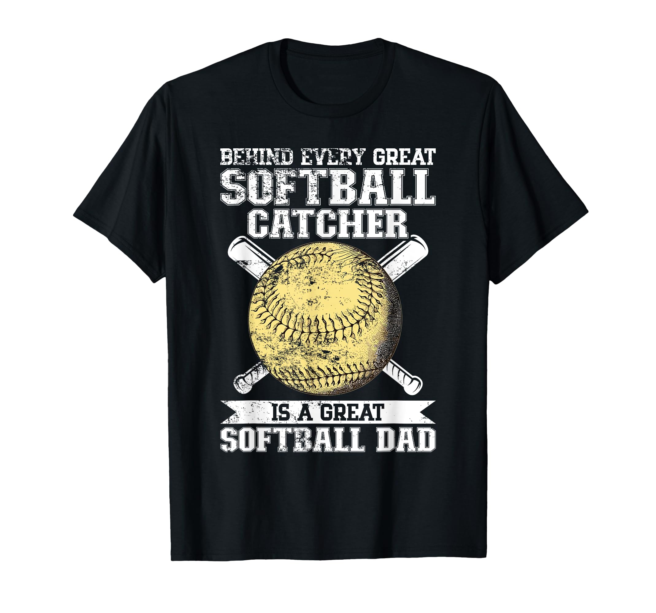 Softball Catcher Dad Pitcher T-Shirt - Casual Everyday Wear for Adults - T-Shirt, Sweatshirt, Hoodie
