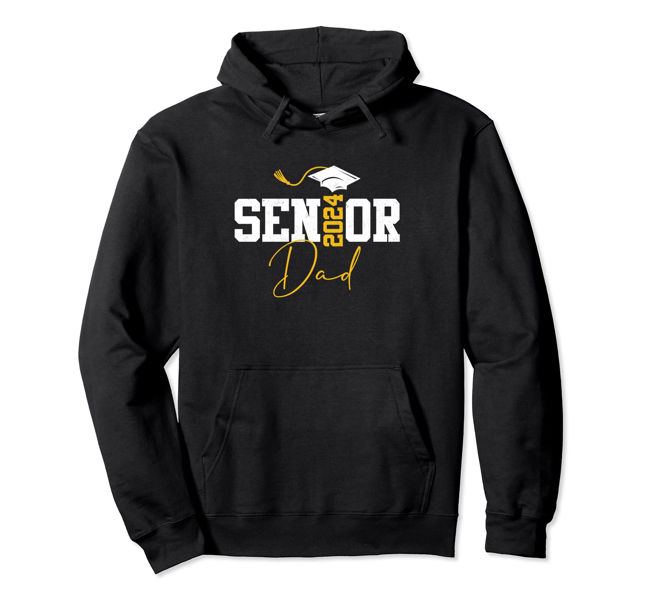 Senior Dad 2024 Graduation Class 24 Hoodie - Casual Everyday Wear Unisex - T-Shirt, Sweatshirt, Hoodie