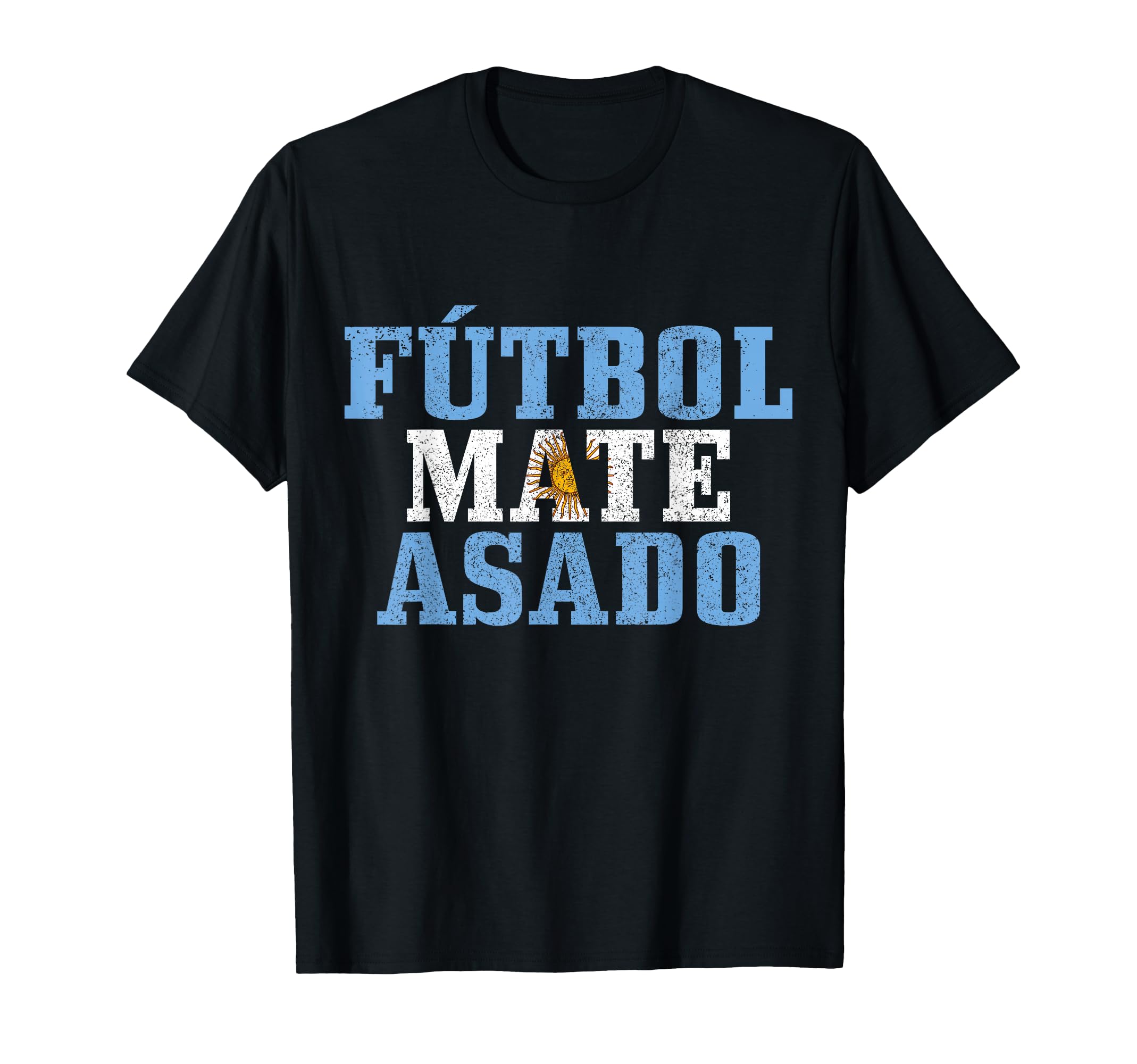 Futbol Mate Asado Argentina T-Shirt - Trendy Graphic for Adults - T-Shirt, Sweatshirt, Hoodie