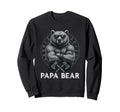 Papa Bear Viking Bear Warrior Odin Sweatshirt - Novelty Apparel Unisex - T-Shirt, Sweatshirt, Hoodie