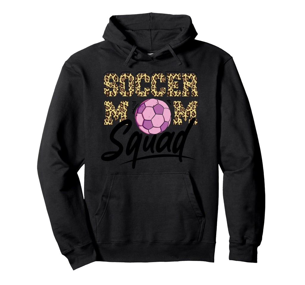 Soccer Mother Gameday Soccer Mom Squad Hoodie - Graphic Print Unisex - T-Shirt, Sweatshirt, Hoodie