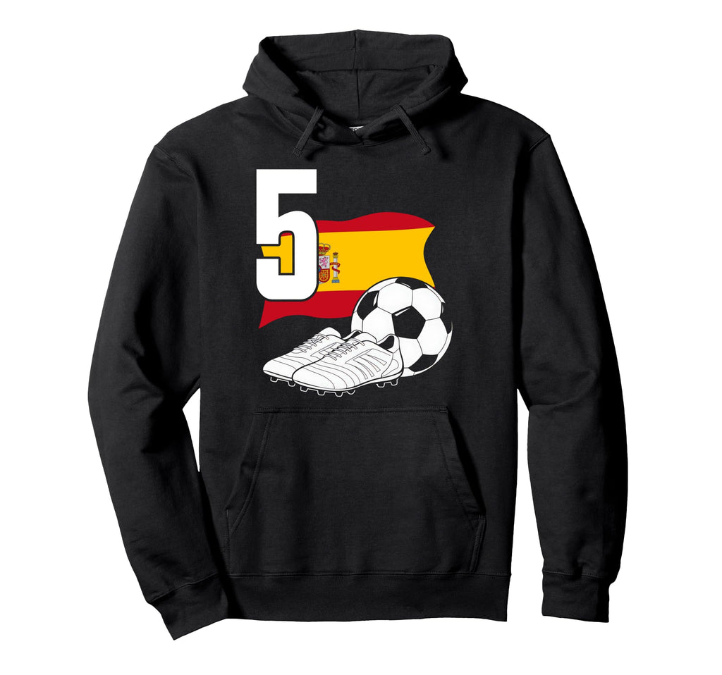 5 Soccer Birthday Gift Soccer Fan Hoodie - Trendy Graphic for Adults - T-Shirt, Sweatshirt, Hoodie