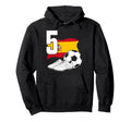 5 Soccer Birthday Gift Soccer Fan Hoodie - Trendy Graphic for Adults - T-Shirt, Sweatshirt, Hoodie
