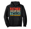 Father Twins Overachiever Dad Twins Hoodie - Minimalist Print Men Women - T-Shirt, Sweatshirt, Hoodie