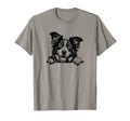 Funny Logo Happy Aussie Dog Lover T-Shirt - Custom Art Print Unisex - T-Shirt, Sweatshirt, Hoodie