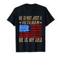 Veteran He Is My Dad American Flag T-Shirt - Aesthetic Graphic Unisex - T-Shirt, Sweatshirt, Hoodie