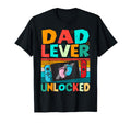 Dad Level Unlocked I Leveled Up To Dad New T-Shirt - Trendy Graphic Unisex - T-Shirt, Sweatshirt, Hoodie