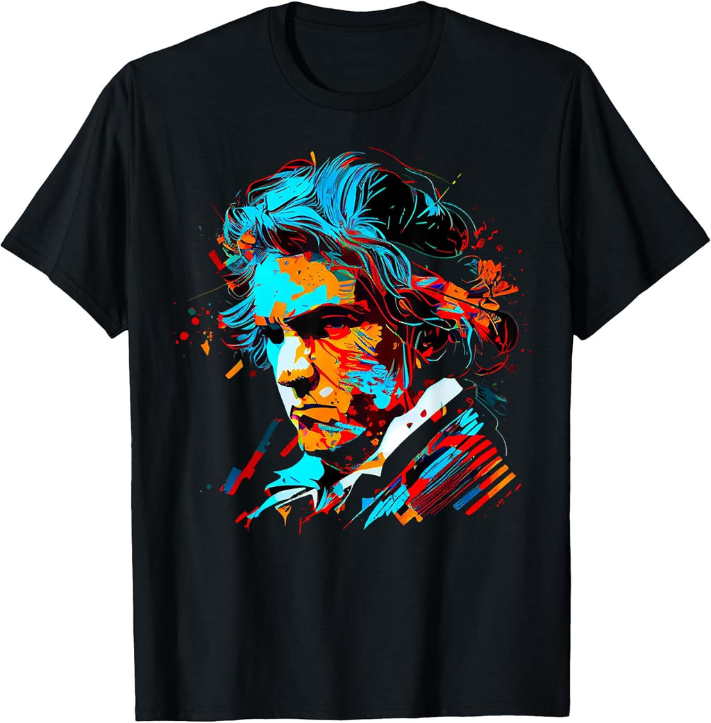 Pop Art Ludwig Van Beethoven Music Composer - Adult & Kids T-Shirts, Sweatshirts & Hoodies apparel design preview 1