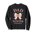 Dad Winter Onederland Birthday Bow Sweatshirt - Fun Novelty Design Unisex - T-Shirt, Sweatshirt, Hoodie