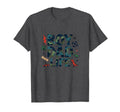 Dad Life Adventure Camo Dinosaur T-Shirt - Fun Novelty Design for Adults - T-Shirt, Sweatshirt, Hoodie