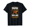 Papa Is My Name Grilling Is My Game T-Shirt - Custom Art Print Unisex - T-Shirt, Sweatshirt, Hoodie