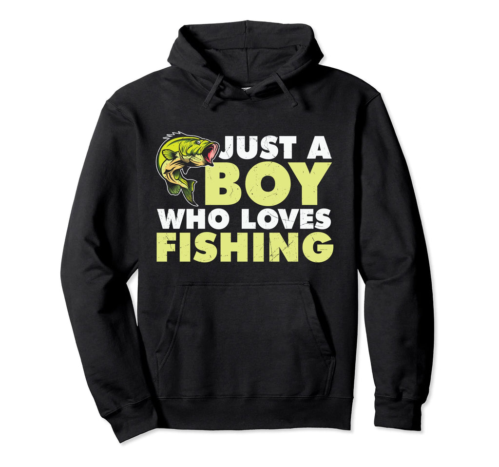 Fathers Day Just Who Loves Fishing Hoodie - Minimalist Print Men Women - T-Shirt, Sweatshirt, Hoodie