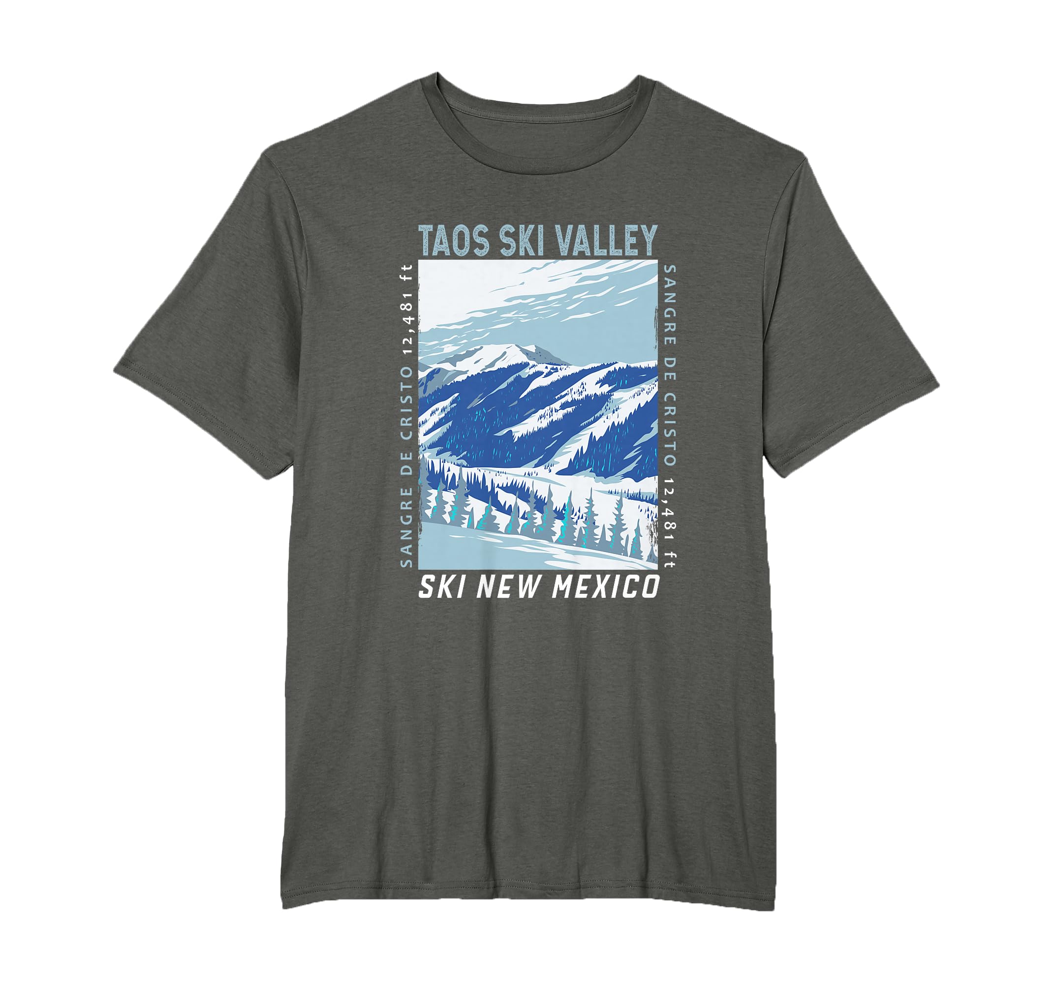 Taos Ski Valley Ski Area New Mexico T-Shirt - Trendy Graphic Men Women - T-Shirt, Sweatshirt, Hoodie