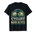Cyclist Born 1972 50Th Birthday Gift T-Shirt - Novelty Apparel Unisex - T-Shirt, Sweatshirt, Hoodie