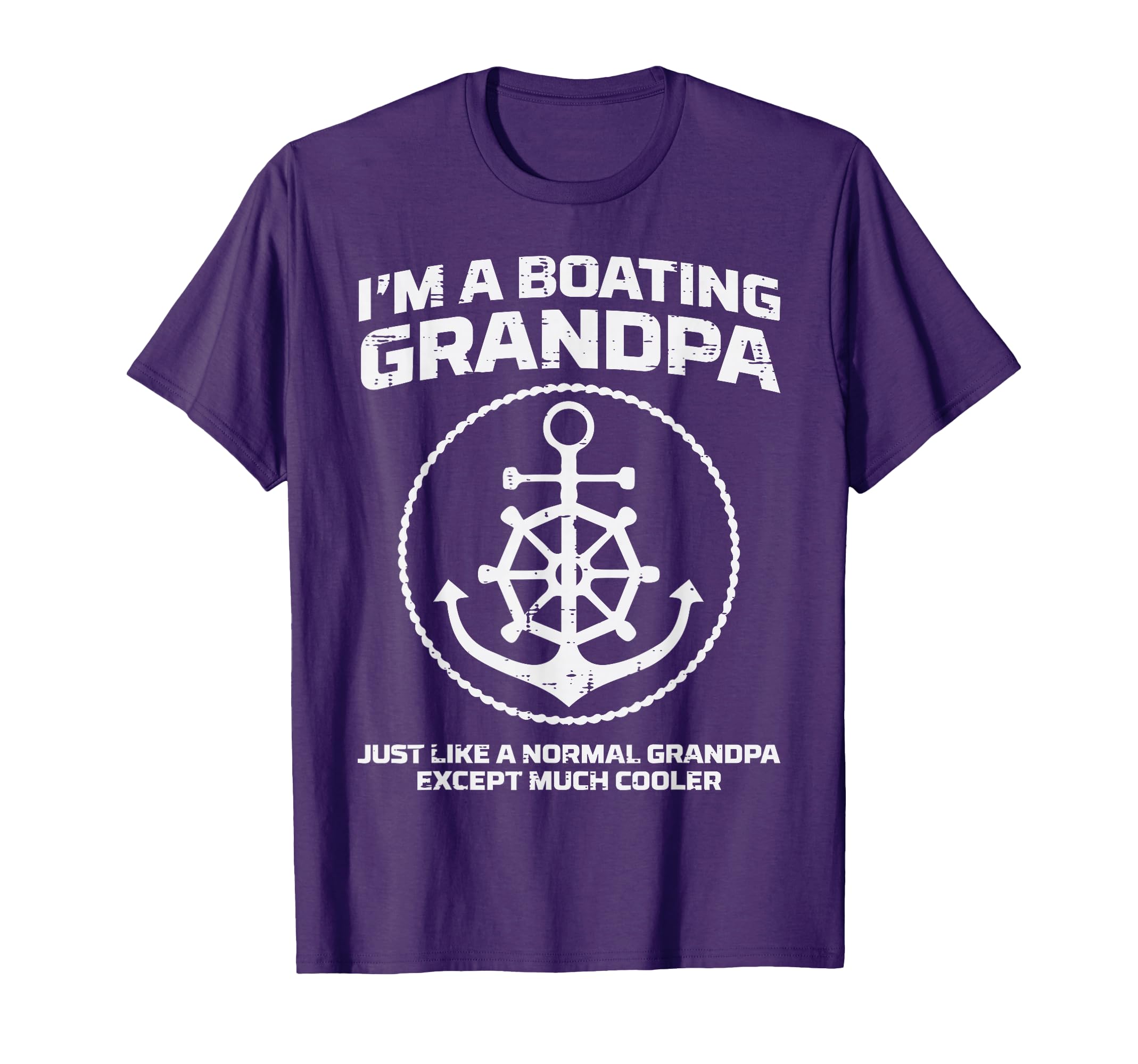 Boating Grandpa Like Normal Cooler T-Shirt - Aesthetic Graphic for Adults - T-Shirt, Sweatshirt, Hoodie
