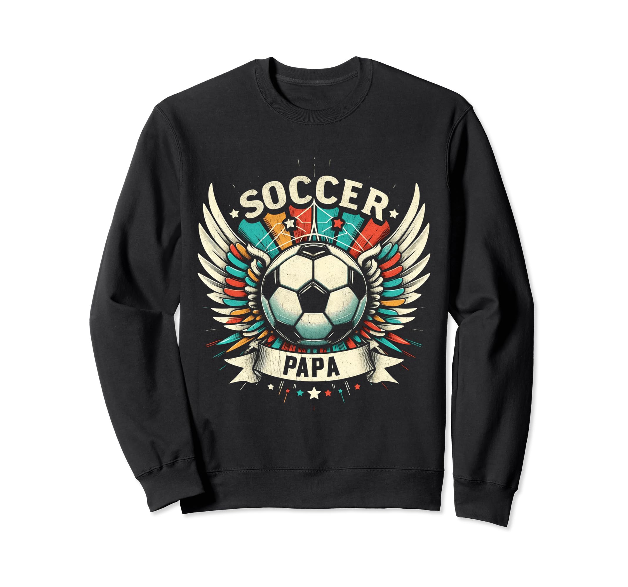 Soccer Papa Family Matching Dad Sweatshirt - Fun Novelty Design Unisex - T-Shirt, Sweatshirt, Hoodie