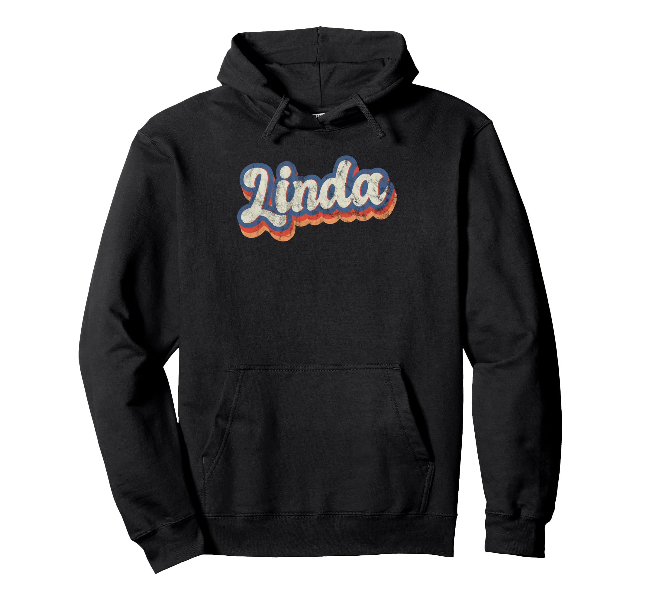 Linda Personalized Name Custom Hoodie - Fun Novelty Design Men Women - T-Shirt, Sweatshirt, Hoodie