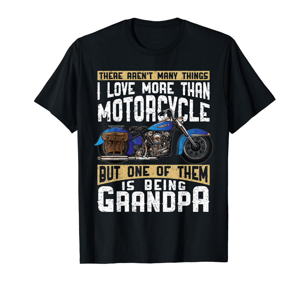 Best Grandpa Biker Motorcycle Gift T-Shirt - Minimalist Print for Adults - T-Shirt, Sweatshirt, Hoodie