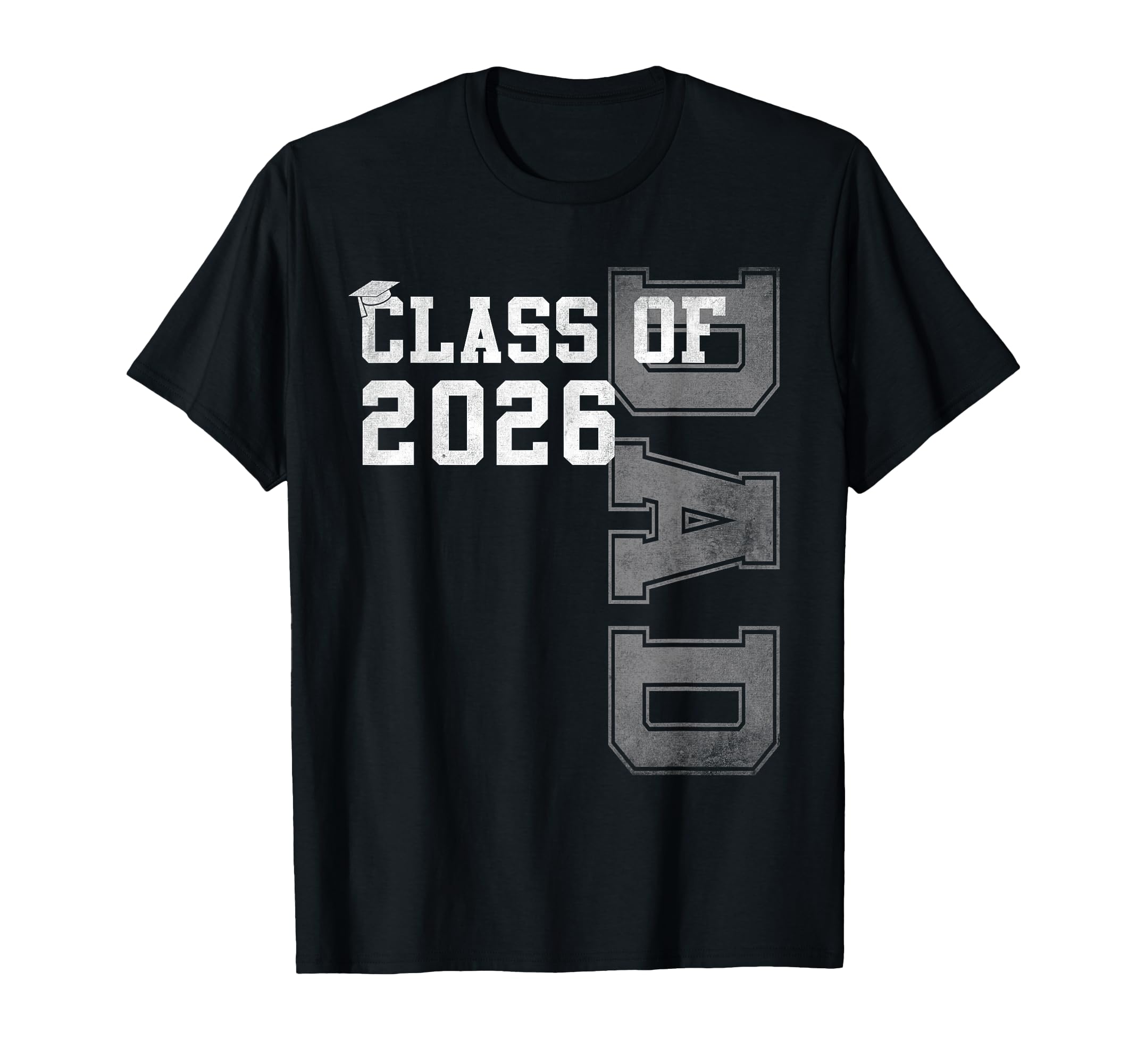Proud Dad 2026 Graduate Grad Senior T-Shirt - Minimalist Print for Adults - T-Shirt, Sweatshirt, Hoodie