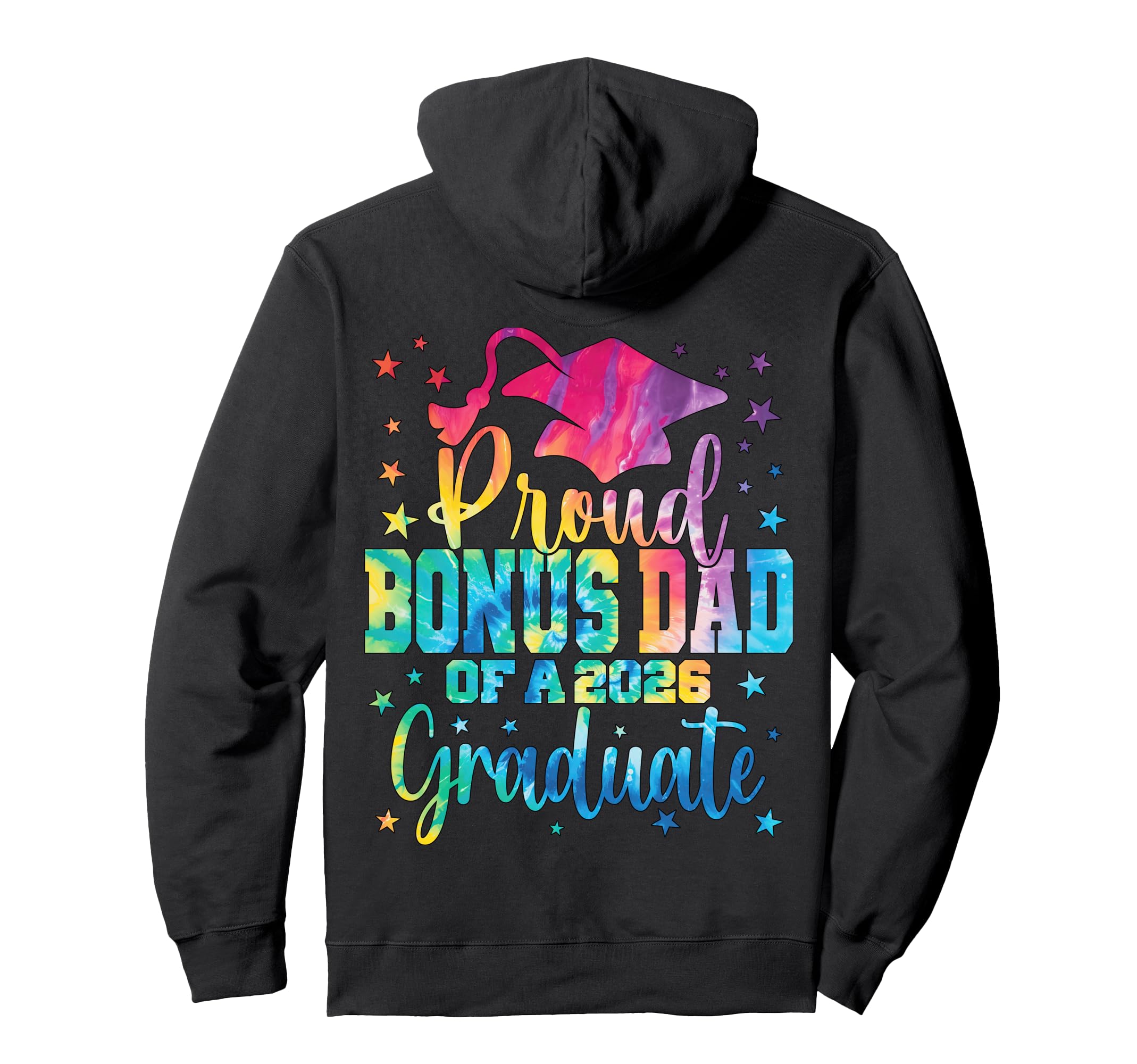 Proud Bonus Dad Class 2026 Graduate Hoodie - Aesthetic Graphic Unisex - T-Shirt, Sweatshirt, Hoodie