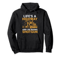 Trucker Driving Dad Trucker Father Truck Hoodie - Graphic Print for Adults - T-Shirt, Sweatshirt, Hoodie