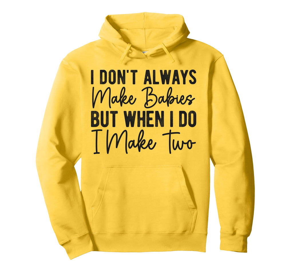 Funny Twin Dad To Be Father Twins Hoodie - Fun Novelty Design Unisex - T-Shirt, Sweatshirt, Hoodie