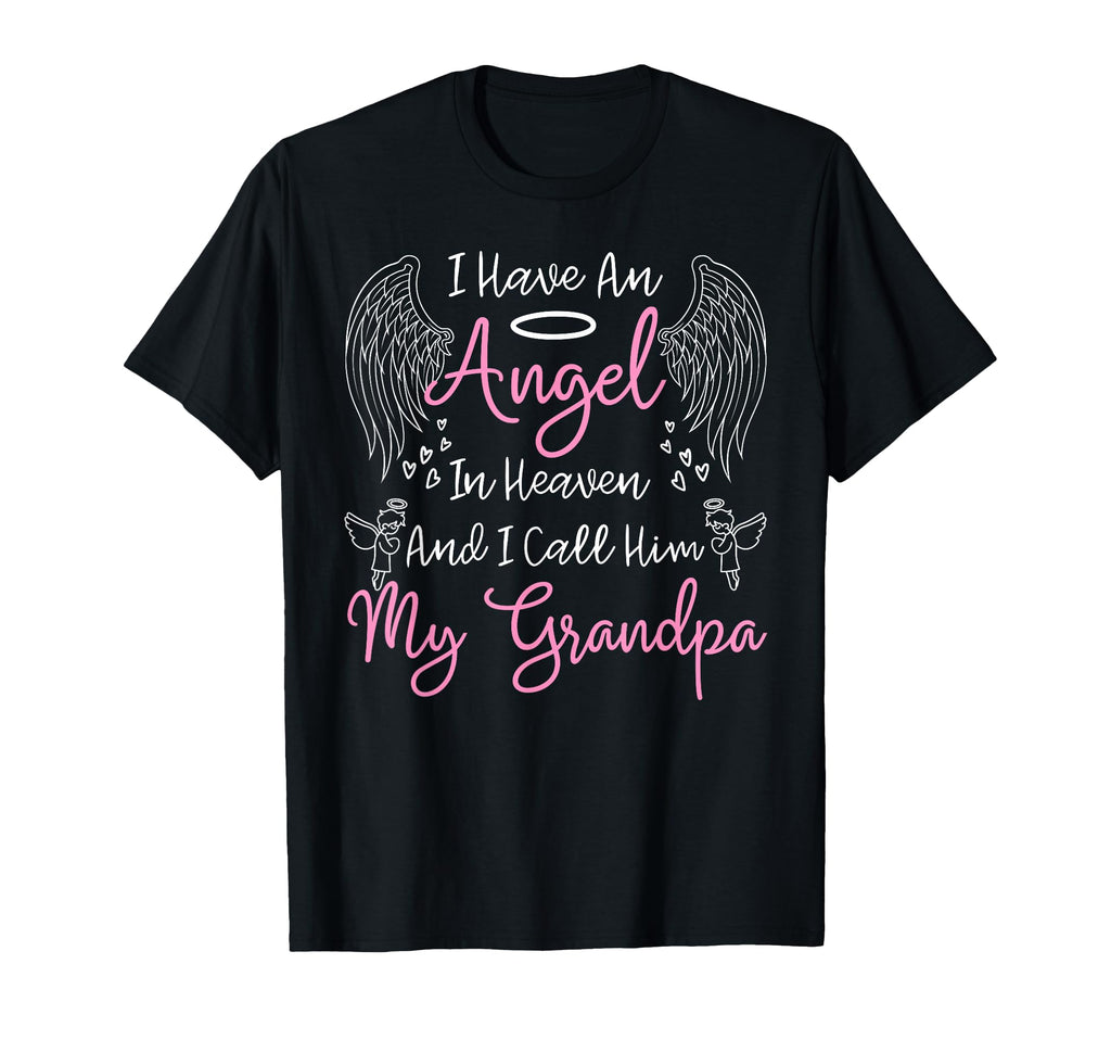 I Have Angel Heaven And I Call Him My T-Shirt - Custom Art Print Men Women - T-Shirt, Sweatshirt, Hoodie