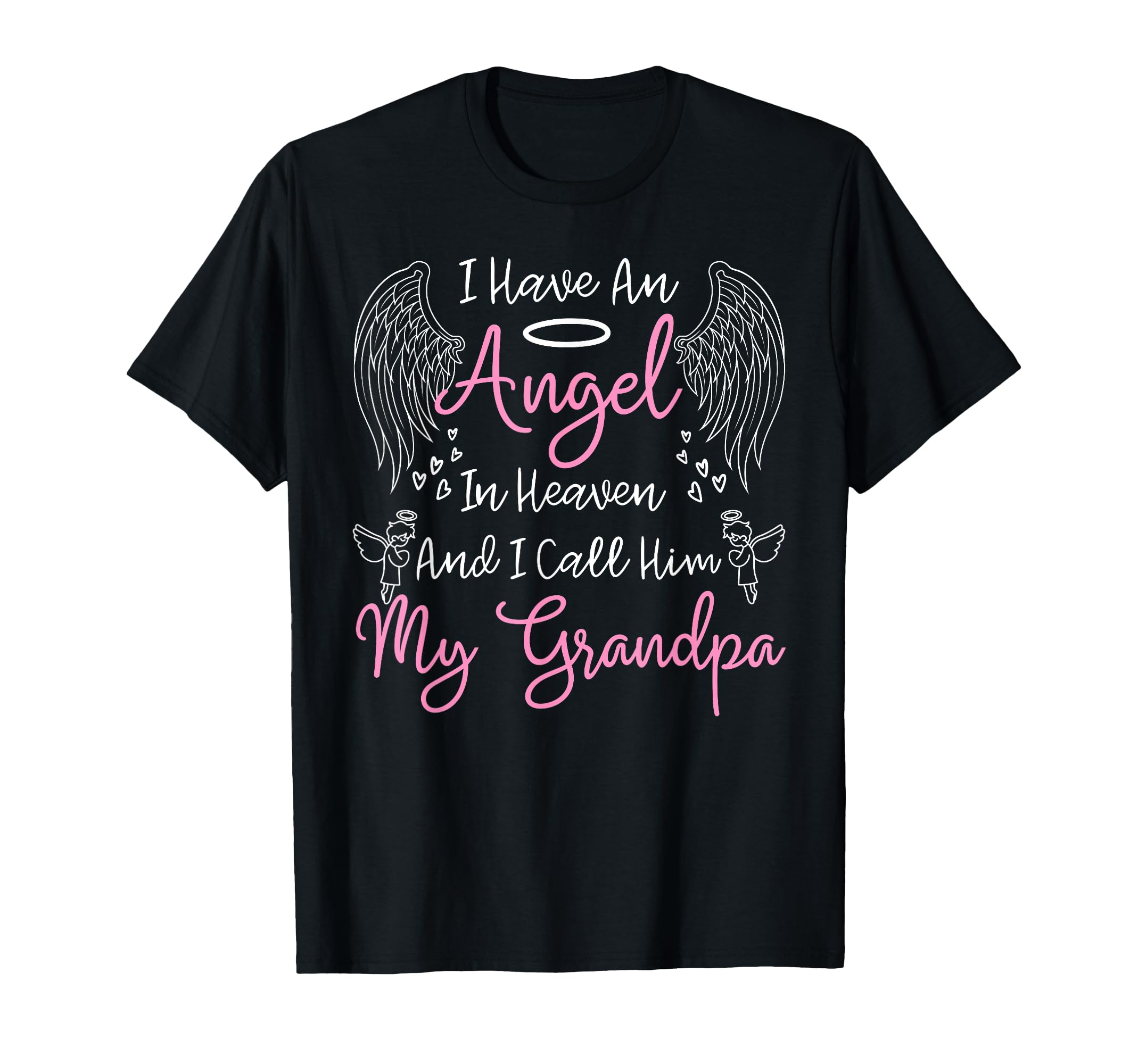 I Have Angel Heaven And I Call Him My T-Shirt - Custom Art Print Men Women - T-Shirt, Sweatshirt, Hoodie