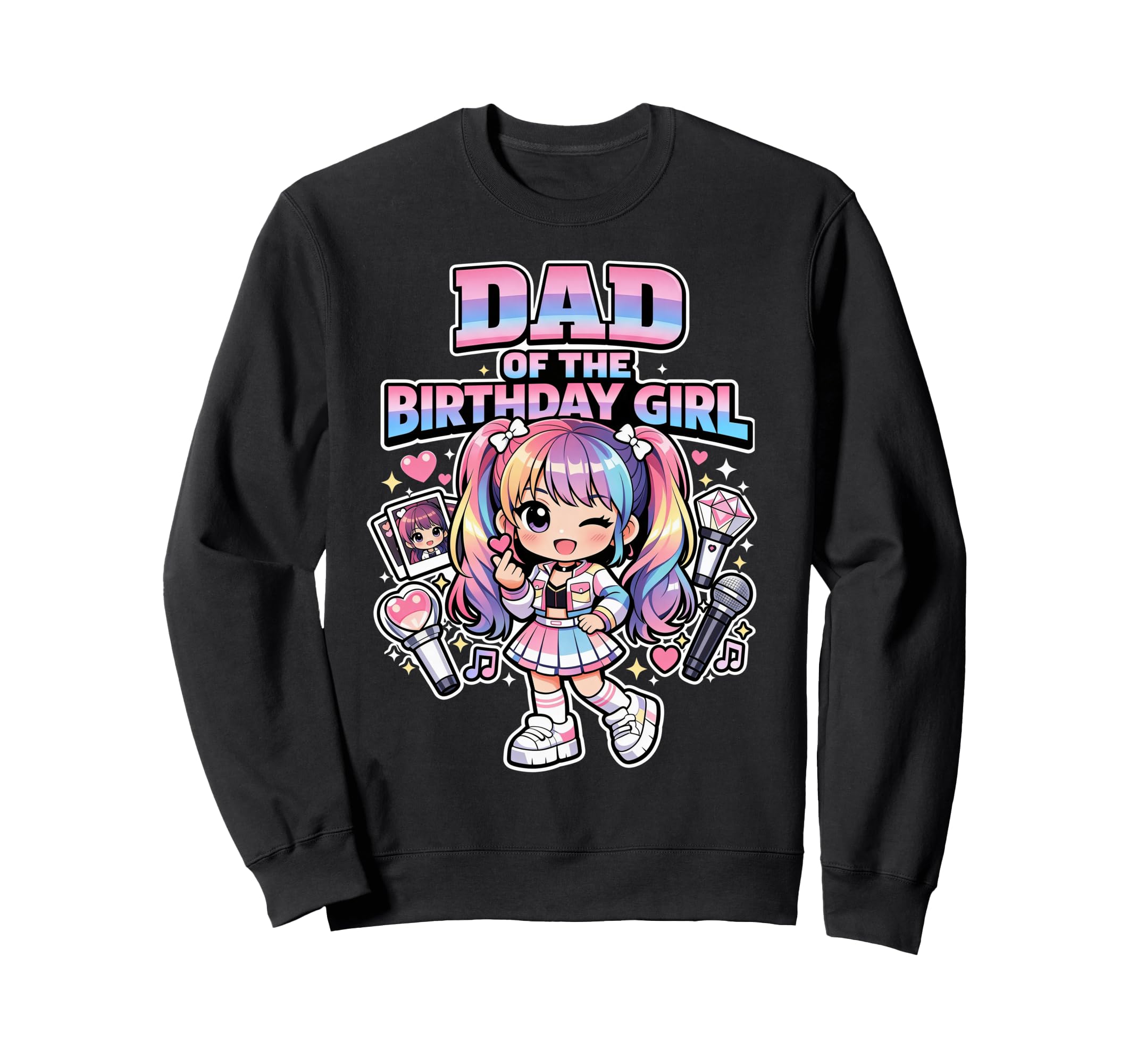 Dad Birthday Korean Popular Music Sweatshirt - Novelty Apparel for Adults - T-Shirt, Sweatshirt, Hoodie