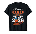Proud Dad 2026 Senior Basketball Graduation T-Shirt - Unique Graphic Unisex - T-Shirt, Sweatshirt, Hoodie