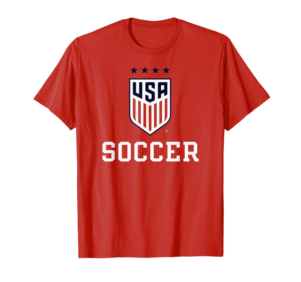 United States Soccer Icon Red Uswnt T-Shirt - Casual Everyday Wear Unisex - T-Shirt, Sweatshirt, Hoodie