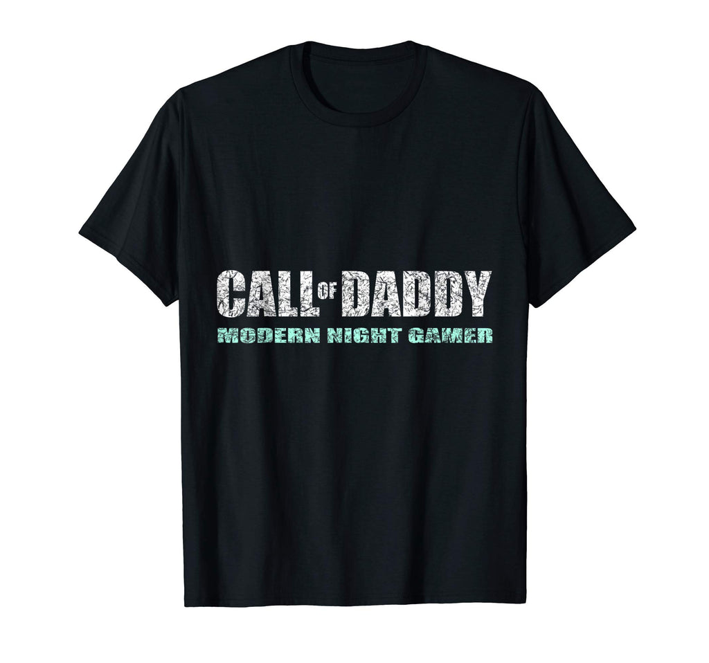 Mens Call Daddy Modern Night Gamer Dad T-Shirt - Unique Graphic for Adults - T-Shirt, Sweatshirt, Hoodie